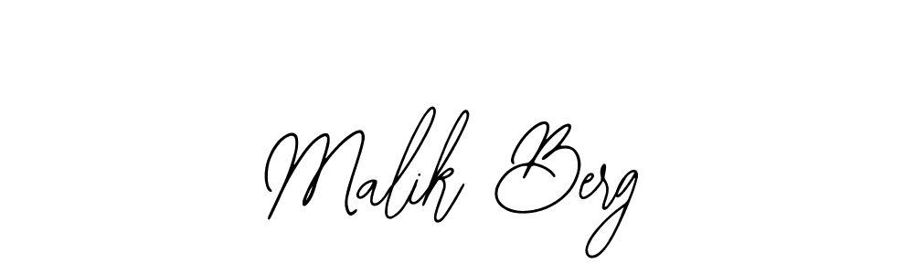 Bearetta-2O07w is a professional signature style that is perfect for those who want to add a touch of class to their signature. It is also a great choice for those who want to make their signature more unique. Get Malik Berg name to fancy signature for free. Malik Berg signature style 12 images and pictures png