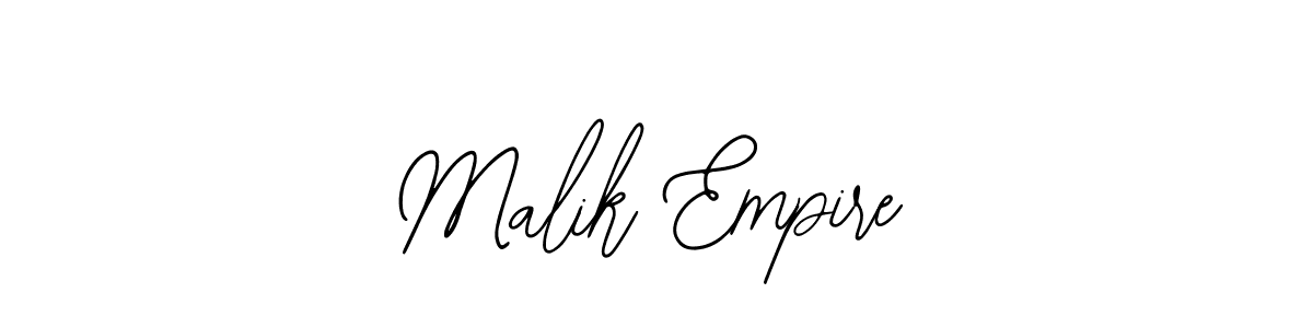 Also You can easily find your signature by using the search form. We will create Malik Empire name handwritten signature images for you free of cost using Bearetta-2O07w sign style. Malik Empire signature style 12 images and pictures png