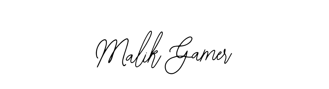 Create a beautiful signature design for name Malik Gamer. With this signature (Bearetta-2O07w) fonts, you can make a handwritten signature for free. Malik Gamer signature style 12 images and pictures png