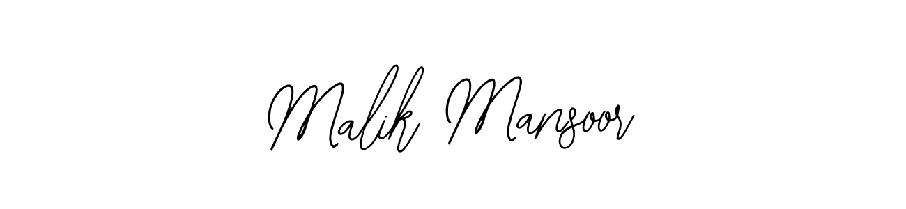 Create a beautiful signature design for name Malik Mansoor. With this signature (Bearetta-2O07w) fonts, you can make a handwritten signature for free. Malik Mansoor signature style 12 images and pictures png
