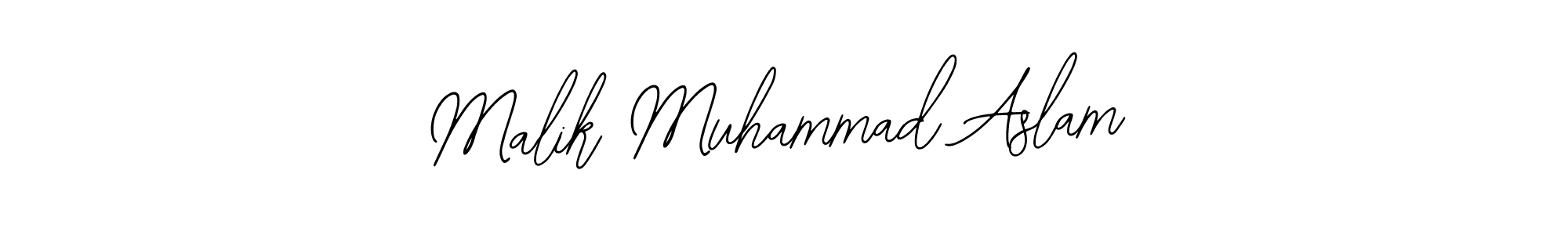 The best way (Bearetta-2O07w) to make a short signature is to pick only two or three words in your name. The name Malik Muhammad Aslam include a total of six letters. For converting this name. Malik Muhammad Aslam signature style 12 images and pictures png