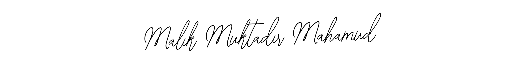 You should practise on your own different ways (Bearetta-2O07w) to write your name (Malik Muktadir Mahamud) in signature. don't let someone else do it for you. Malik Muktadir Mahamud signature style 12 images and pictures png