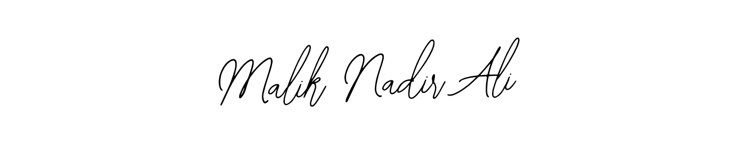 Make a beautiful signature design for name Malik Nadir Ali. Use this online signature maker to create a handwritten signature for free. Malik Nadir Ali signature style 12 images and pictures png