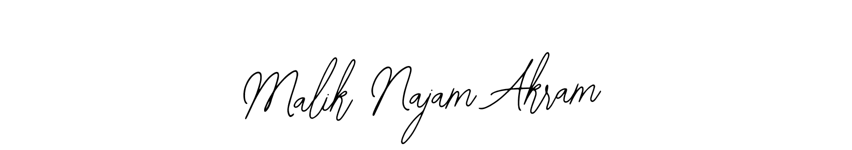 Use a signature maker to create a handwritten signature online. With this signature software, you can design (Bearetta-2O07w) your own signature for name Malik Najam Akram. Malik Najam Akram signature style 12 images and pictures png