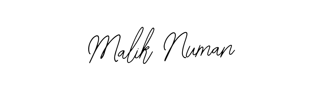 You should practise on your own different ways (Bearetta-2O07w) to write your name (Malik Numan) in signature. don't let someone else do it for you. Malik Numan signature style 12 images and pictures png