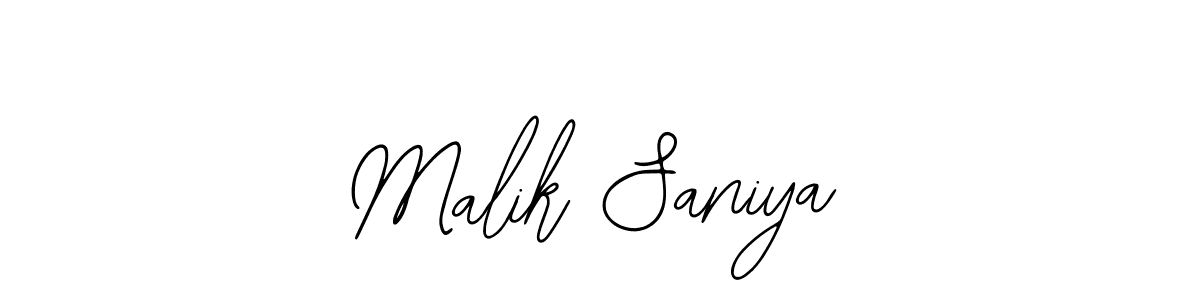 Design your own signature with our free online signature maker. With this signature software, you can create a handwritten (Bearetta-2O07w) signature for name Malik Saniya. Malik Saniya signature style 12 images and pictures png