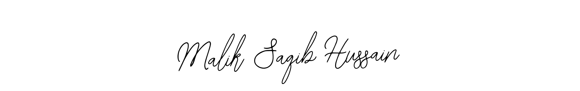 You should practise on your own different ways (Bearetta-2O07w) to write your name (Malik Saqib Hussain) in signature. don't let someone else do it for you. Malik Saqib Hussain signature style 12 images and pictures png