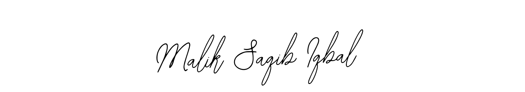 How to make Malik Saqib Iqbal name signature. Use Bearetta-2O07w style for creating short signs online. This is the latest handwritten sign. Malik Saqib Iqbal signature style 12 images and pictures png