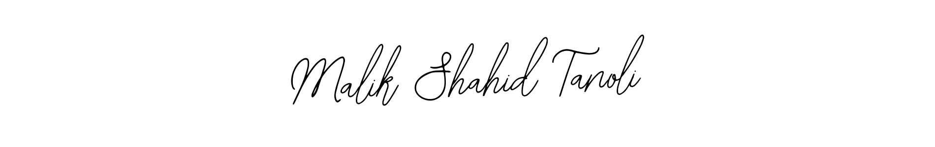 Design your own signature with our free online signature maker. With this signature software, you can create a handwritten (Bearetta-2O07w) signature for name Malik Shahid Tanoli. Malik Shahid Tanoli signature style 12 images and pictures png