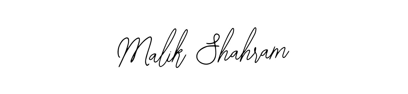 Make a beautiful signature design for name Malik Shahram. Use this online signature maker to create a handwritten signature for free. Malik Shahram signature style 12 images and pictures png