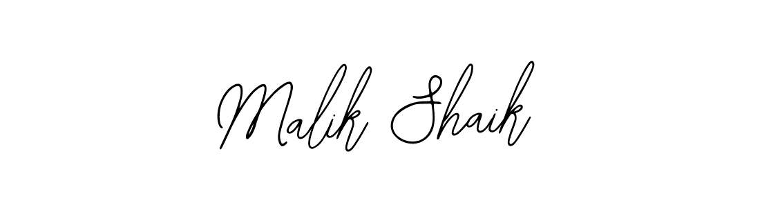 You should practise on your own different ways (Bearetta-2O07w) to write your name (Malik Shaik) in signature. don't let someone else do it for you. Malik Shaik signature style 12 images and pictures png