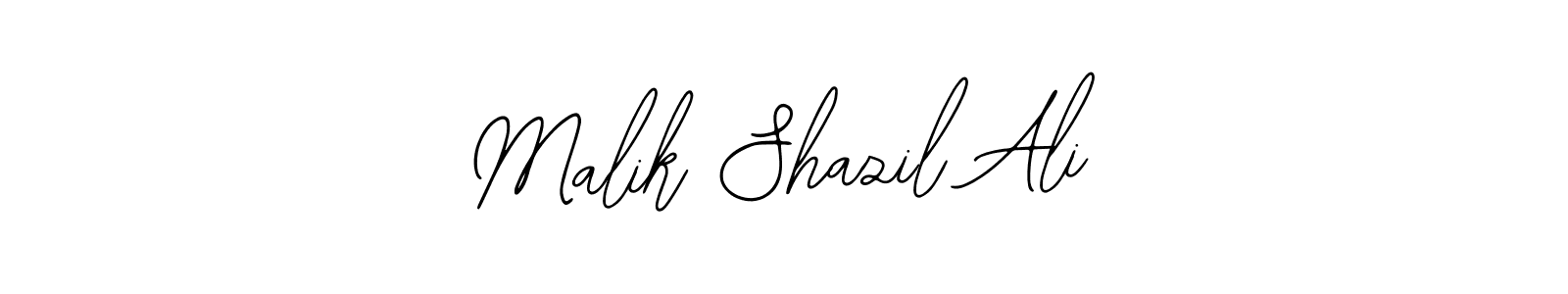 Similarly Bearetta-2O07w is the best handwritten signature design. Signature creator online .You can use it as an online autograph creator for name Malik Shazil Ali. Malik Shazil Ali signature style 12 images and pictures png