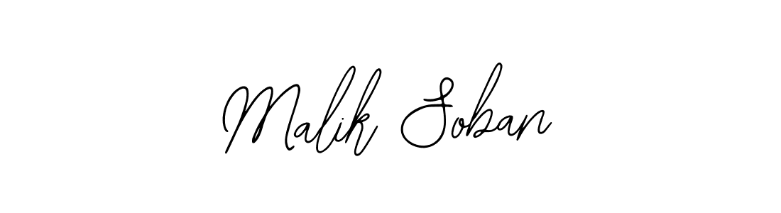 Malik Soban stylish signature style. Best Handwritten Sign (Bearetta-2O07w) for my name. Handwritten Signature Collection Ideas for my name Malik Soban. Malik Soban signature style 12 images and pictures png