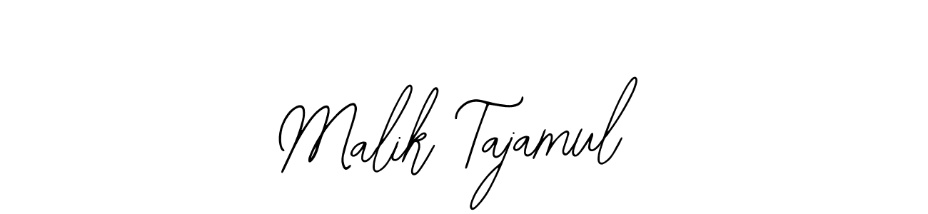 The best way (Bearetta-2O07w) to make a short signature is to pick only two or three words in your name. The name Malik Tajamul include a total of six letters. For converting this name. Malik Tajamul signature style 12 images and pictures png