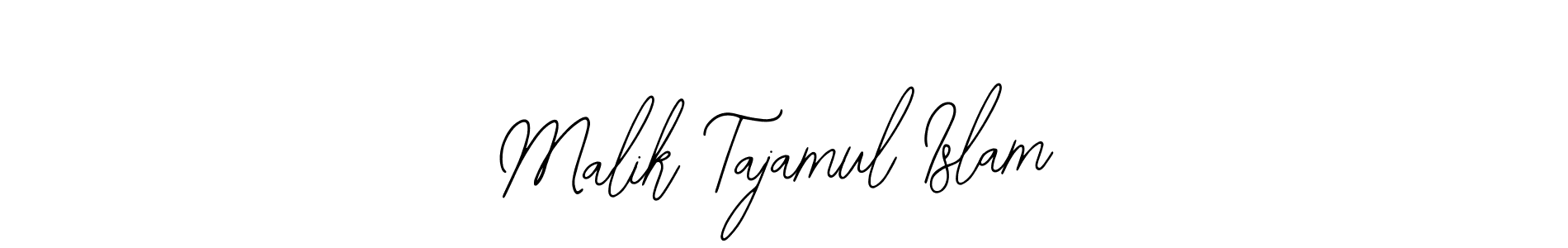 Design your own signature with our free online signature maker. With this signature software, you can create a handwritten (Bearetta-2O07w) signature for name Malik Tajamul Islam. Malik Tajamul Islam signature style 12 images and pictures png