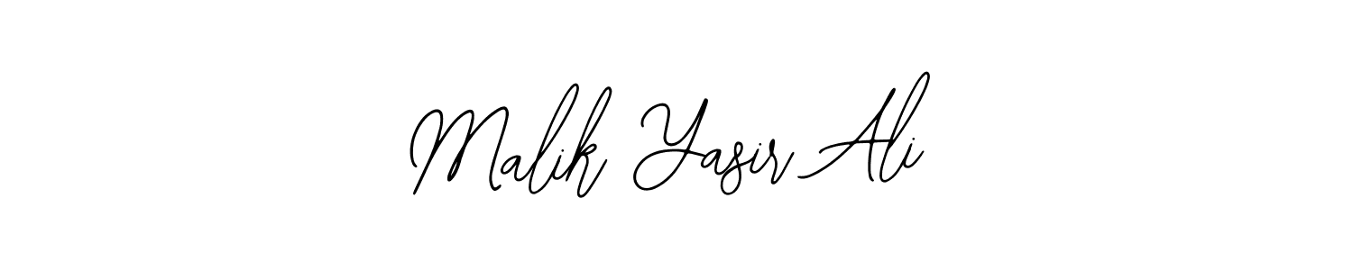 It looks lik you need a new signature style for name Malik Yasir Ali. Design unique handwritten (Bearetta-2O07w) signature with our free signature maker in just a few clicks. Malik Yasir Ali signature style 12 images and pictures png