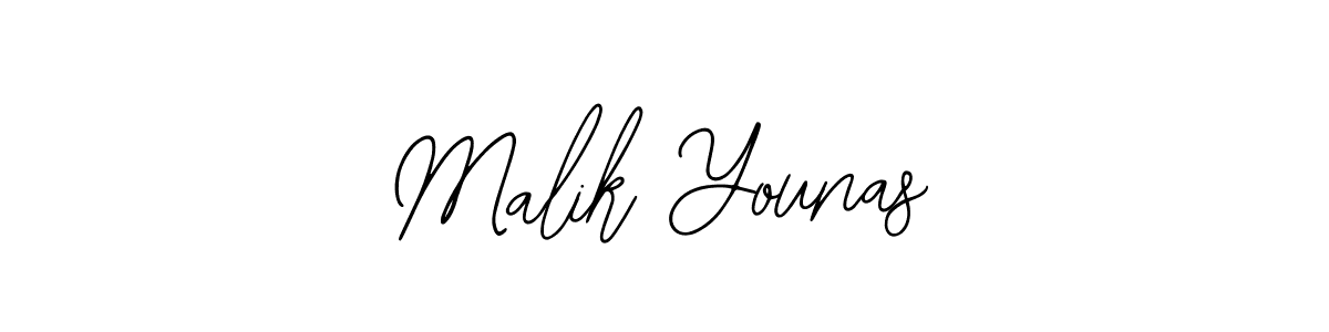 Also You can easily find your signature by using the search form. We will create Malik Younas name handwritten signature images for you free of cost using Bearetta-2O07w sign style. Malik Younas signature style 12 images and pictures png