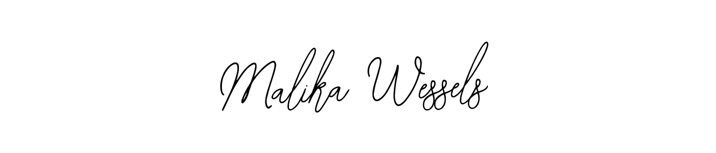 Similarly Bearetta-2O07w is the best handwritten signature design. Signature creator online .You can use it as an online autograph creator for name Malika Wessels. Malika Wessels signature style 12 images and pictures png