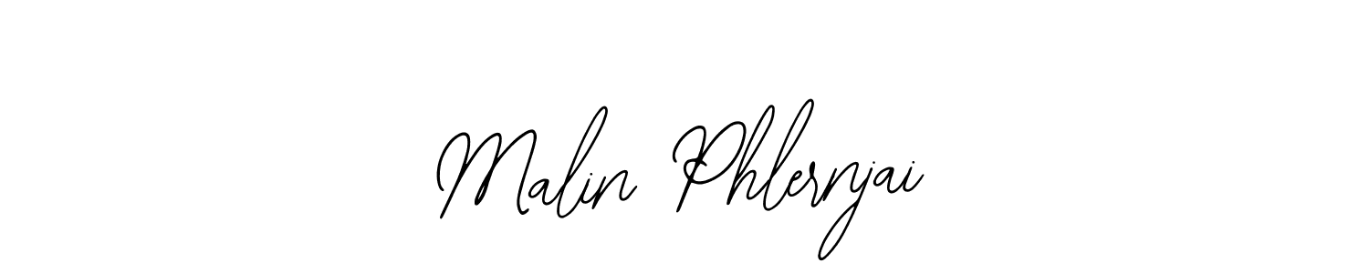 This is the best signature style for the Malin Phlernjai name. Also you like these signature font (Bearetta-2O07w). Mix name signature. Malin Phlernjai signature style 12 images and pictures png