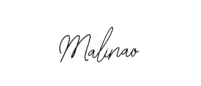 Use a signature maker to create a handwritten signature online. With this signature software, you can design (Bearetta-2O07w) your own signature for name Malinao. Malinao signature style 12 images and pictures png