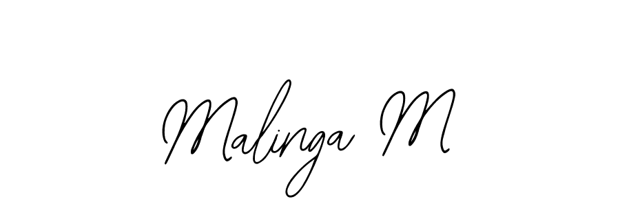 How to Draw Malinga M signature style? Bearetta-2O07w is a latest design signature styles for name Malinga M. Malinga M signature style 12 images and pictures png