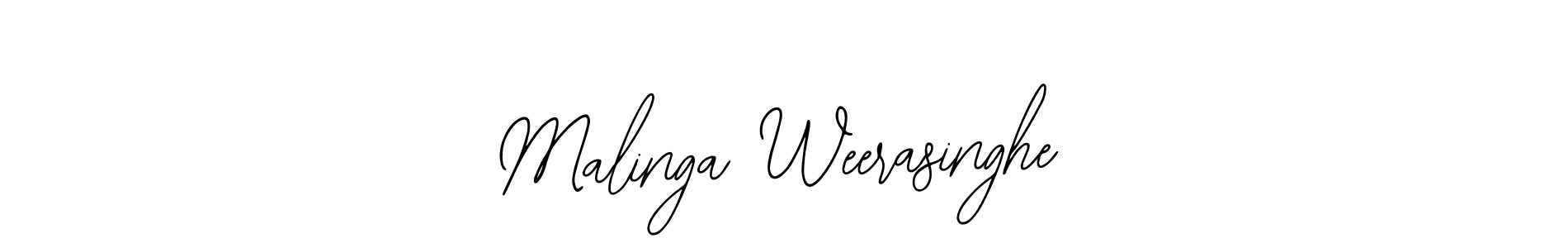 Make a beautiful signature design for name Malinga Weerasinghe. Use this online signature maker to create a handwritten signature for free. Malinga Weerasinghe signature style 12 images and pictures png