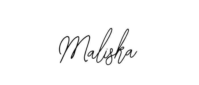 How to make Maliska name signature. Use Bearetta-2O07w style for creating short signs online. This is the latest handwritten sign. Maliska signature style 12 images and pictures png