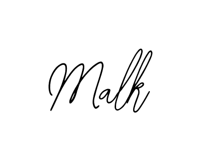 How to make Malk name signature. Use Bearetta-2O07w style for creating short signs online. This is the latest handwritten sign. Malk signature style 12 images and pictures png