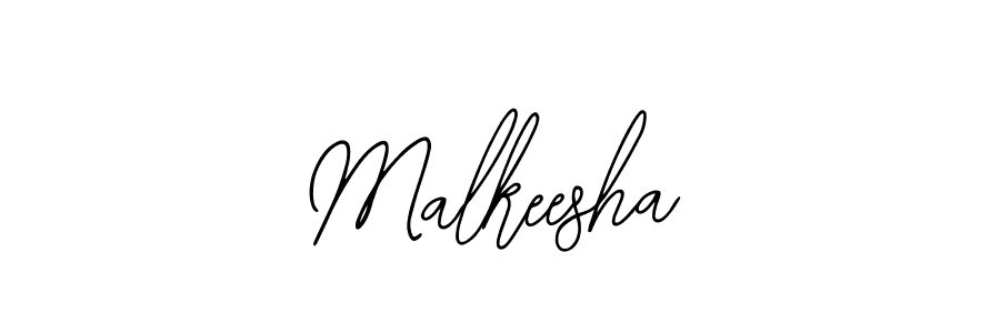 Use a signature maker to create a handwritten signature online. With this signature software, you can design (Bearetta-2O07w) your own signature for name Malkeesha. Malkeesha signature style 12 images and pictures png