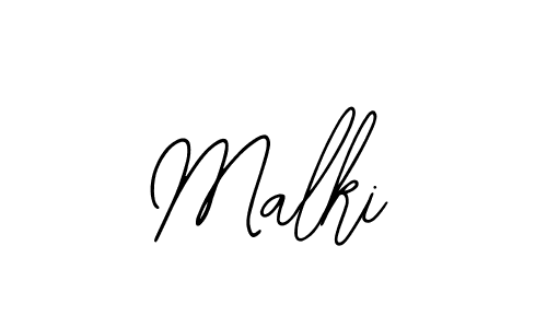 Make a beautiful signature design for name Malki. With this signature (Bearetta-2O07w) style, you can create a handwritten signature for free. Malki signature style 12 images and pictures png