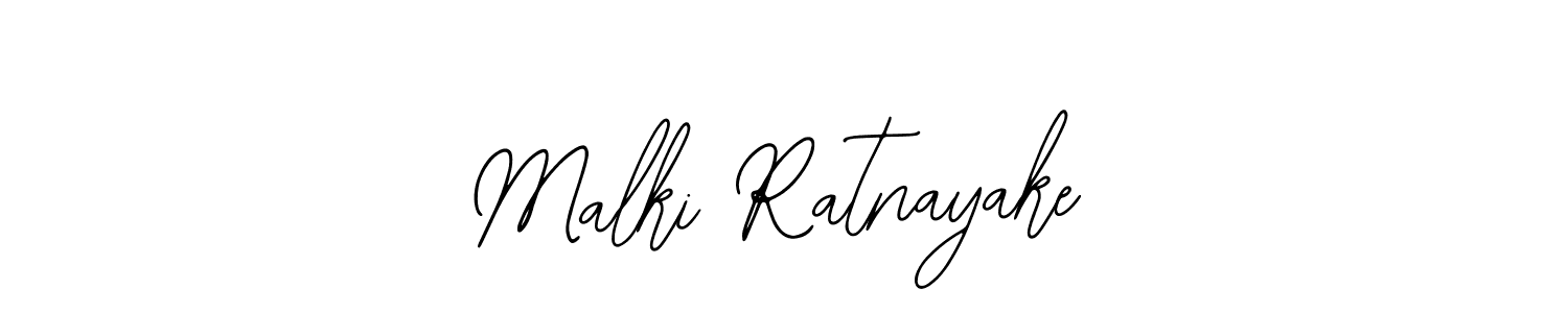 Also we have Malki Ratnayake name is the best signature style. Create professional handwritten signature collection using Bearetta-2O07w autograph style. Malki Ratnayake signature style 12 images and pictures png