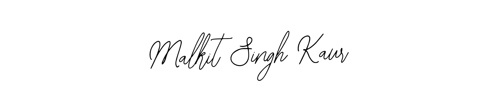 How to make Malkit Singh Kaur signature? Bearetta-2O07w is a professional autograph style. Create handwritten signature for Malkit Singh Kaur name. Malkit Singh Kaur signature style 12 images and pictures png