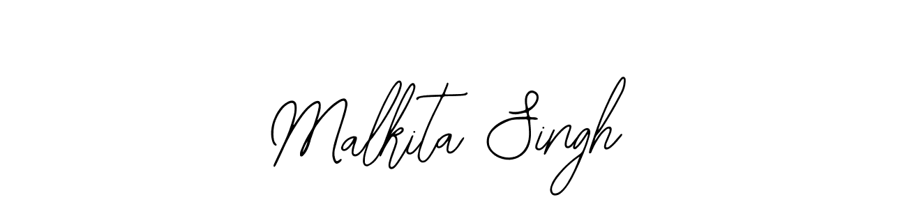 Similarly Bearetta-2O07w is the best handwritten signature design. Signature creator online .You can use it as an online autograph creator for name Malkita Singh. Malkita Singh signature style 12 images and pictures png