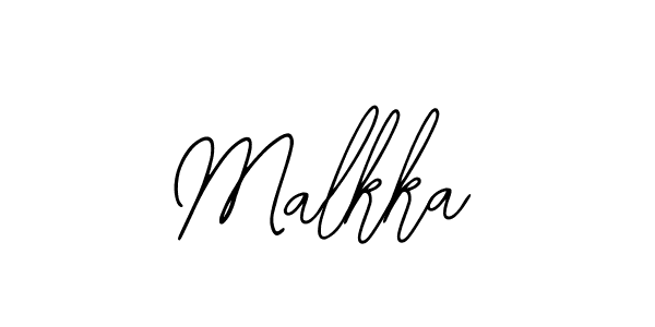 You should practise on your own different ways (Bearetta-2O07w) to write your name (Malkka) in signature. don't let someone else do it for you. Malkka signature style 12 images and pictures png