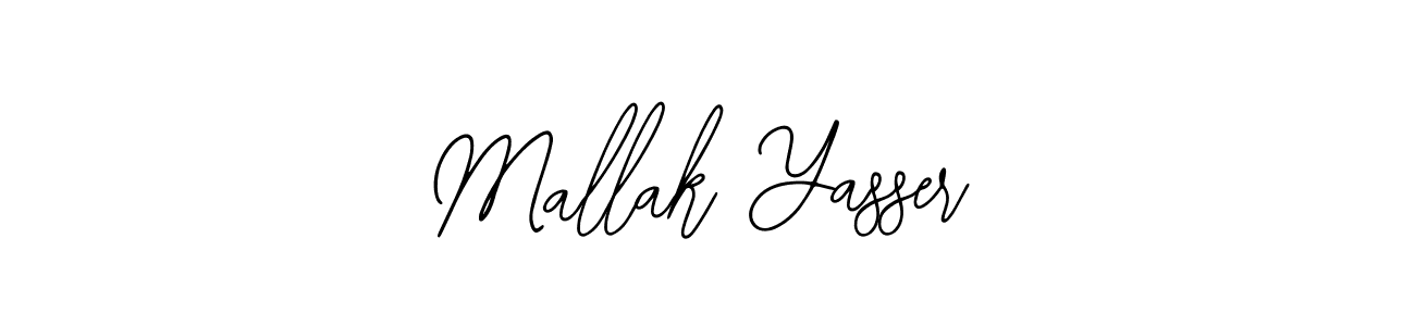 How to make Mallak Yasser signature? Bearetta-2O07w is a professional autograph style. Create handwritten signature for Mallak Yasser name. Mallak Yasser signature style 12 images and pictures png