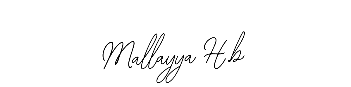 Similarly Bearetta-2O07w is the best handwritten signature design. Signature creator online .You can use it as an online autograph creator for name Mallayya H.b. Mallayya H.b signature style 12 images and pictures png