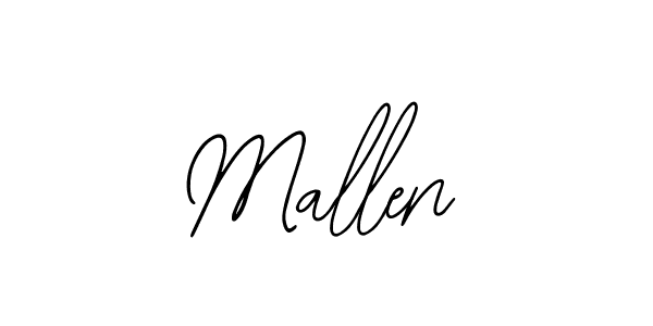 Similarly Bearetta-2O07w is the best handwritten signature design. Signature creator online .You can use it as an online autograph creator for name Mallen. Mallen signature style 12 images and pictures png