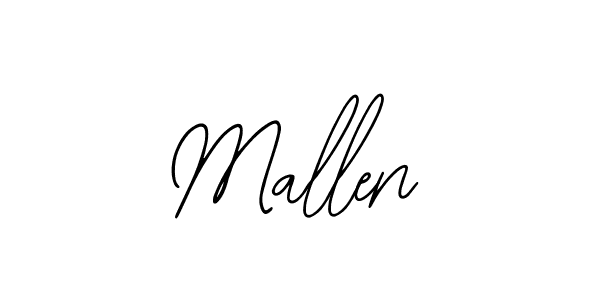 Create a beautiful signature design for name Mallen. With this signature (Bearetta-2O07w) fonts, you can make a handwritten signature for free. Mallen signature style 12 images and pictures png