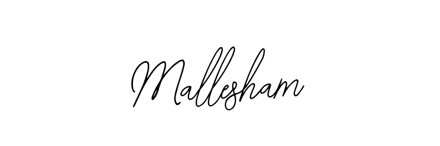 You should practise on your own different ways (Bearetta-2O07w) to write your name (Mallesham) in signature. don't let someone else do it for you. Mallesham signature style 12 images and pictures png