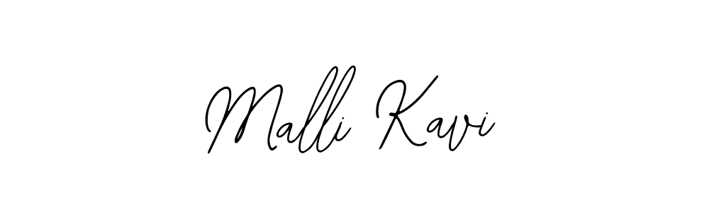Bearetta-2O07w is a professional signature style that is perfect for those who want to add a touch of class to their signature. It is also a great choice for those who want to make their signature more unique. Get Malli Kavi name to fancy signature for free. Malli Kavi signature style 12 images and pictures png