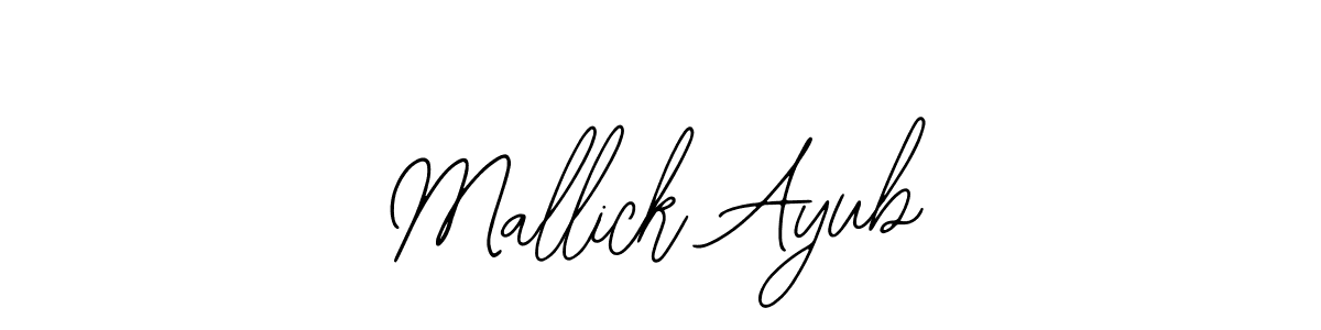 Make a beautiful signature design for name Mallick Ayub. Use this online signature maker to create a handwritten signature for free. Mallick Ayub signature style 12 images and pictures png