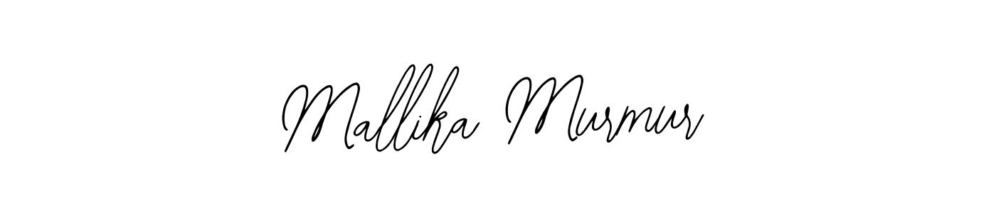The best way (Bearetta-2O07w) to make a short signature is to pick only two or three words in your name. The name Mallika Murmur include a total of six letters. For converting this name. Mallika Murmur signature style 12 images and pictures png