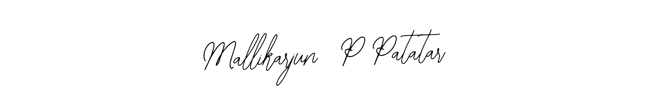 Mallikarjun  P Patatar stylish signature style. Best Handwritten Sign (Bearetta-2O07w) for my name. Handwritten Signature Collection Ideas for my name Mallikarjun  P Patatar. Mallikarjun  P Patatar signature style 12 images and pictures png