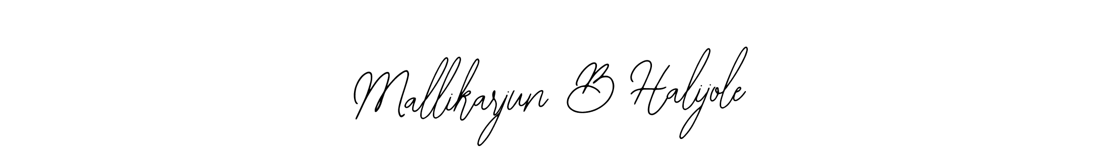 Use a signature maker to create a handwritten signature online. With this signature software, you can design (Bearetta-2O07w) your own signature for name Mallikarjun B Halijole. Mallikarjun B Halijole signature style 12 images and pictures png