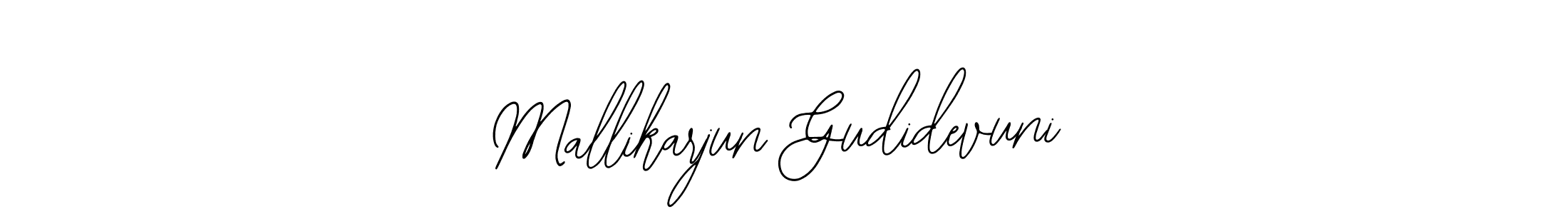 You should practise on your own different ways (Bearetta-2O07w) to write your name (Mallikarjun Gudidevuni) in signature. don't let someone else do it for you. Mallikarjun Gudidevuni signature style 12 images and pictures png