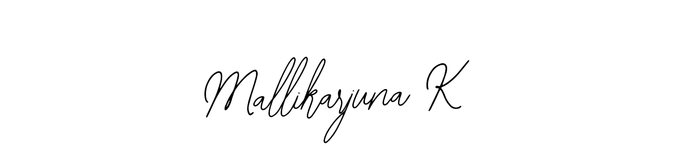 Design your own signature with our free online signature maker. With this signature software, you can create a handwritten (Bearetta-2O07w) signature for name Mallikarjuna K. Mallikarjuna K signature style 12 images and pictures png