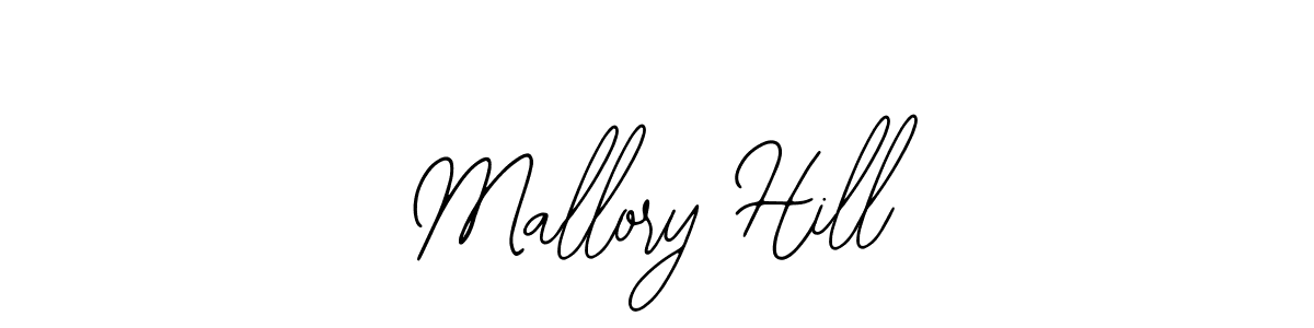 How to make Mallory Hill name signature. Use Bearetta-2O07w style for creating short signs online. This is the latest handwritten sign. Mallory Hill signature style 12 images and pictures png