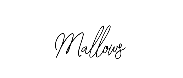 Similarly Bearetta-2O07w is the best handwritten signature design. Signature creator online .You can use it as an online autograph creator for name Mallows. Mallows signature style 12 images and pictures png