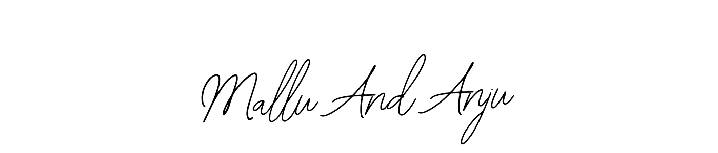 Once you've used our free online signature maker to create your best signature Bearetta-2O07w style, it's time to enjoy all of the benefits that Mallu And Anju name signing documents. Mallu And Anju signature style 12 images and pictures png