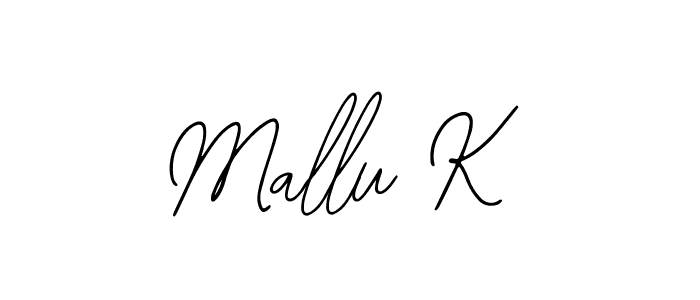 Create a beautiful signature design for name Mallu K. With this signature (Bearetta-2O07w) fonts, you can make a handwritten signature for free. Mallu K signature style 12 images and pictures png